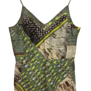 Amy Matto Linen Cocktail Mini Dress